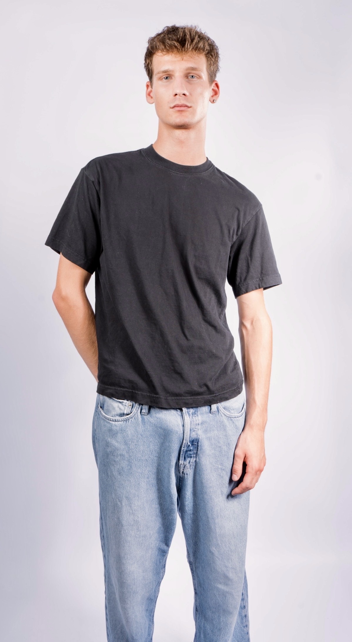 Full body studio photograph of Noah Locher